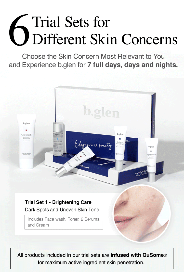 6 Trial Sets - Discover the Solution for Skin Problems