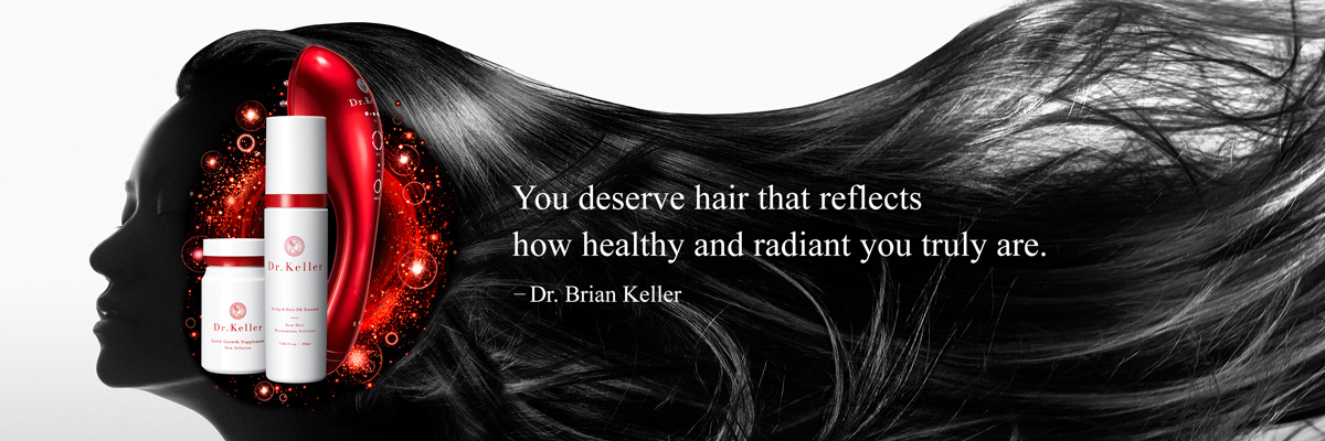 Dr. Keller - Yes! Hair can regrow with Dr. Keller’s hair growth Scalp & Hair DK Essence. Perfect and safe for men, women, thinning hair, and after-pregnancy hair loss.  Best and Quick Growth Supplement and Power Eyelash Serum which was invented by Dr. Brian Keller will also help your hair care.